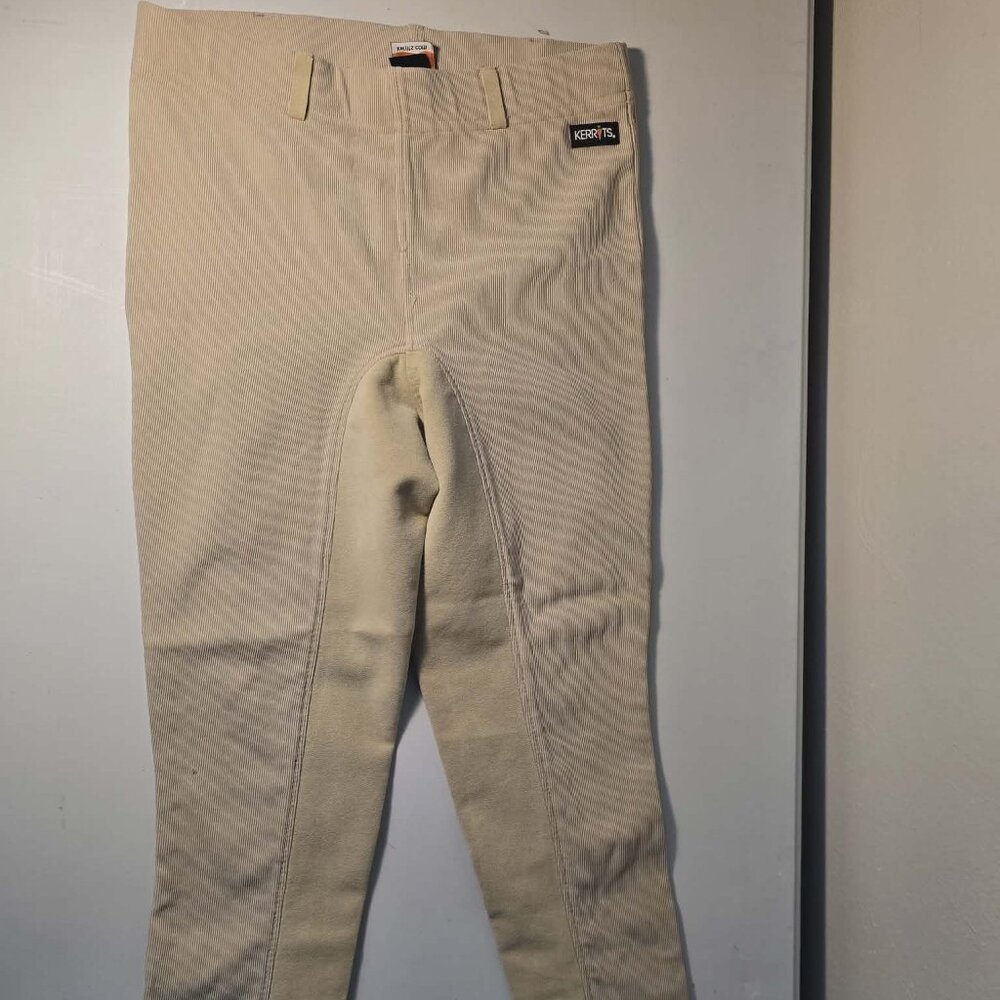 Kerrits Full Seat Riding Breeches Kids XL Beige Equestrian Pant TIghts